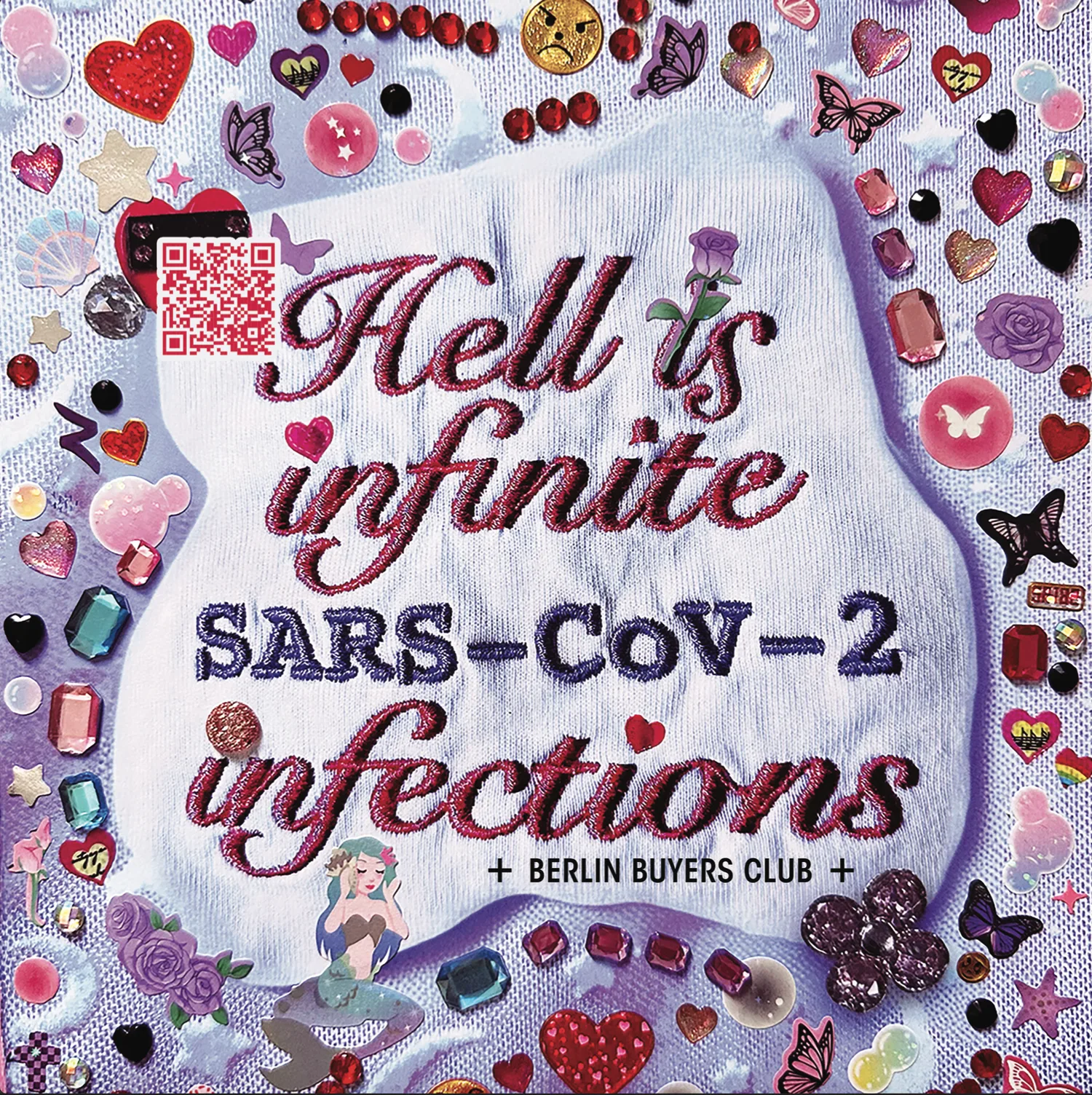 Hell is infinite SARS-CoV-2 infections, among gems and hearts.